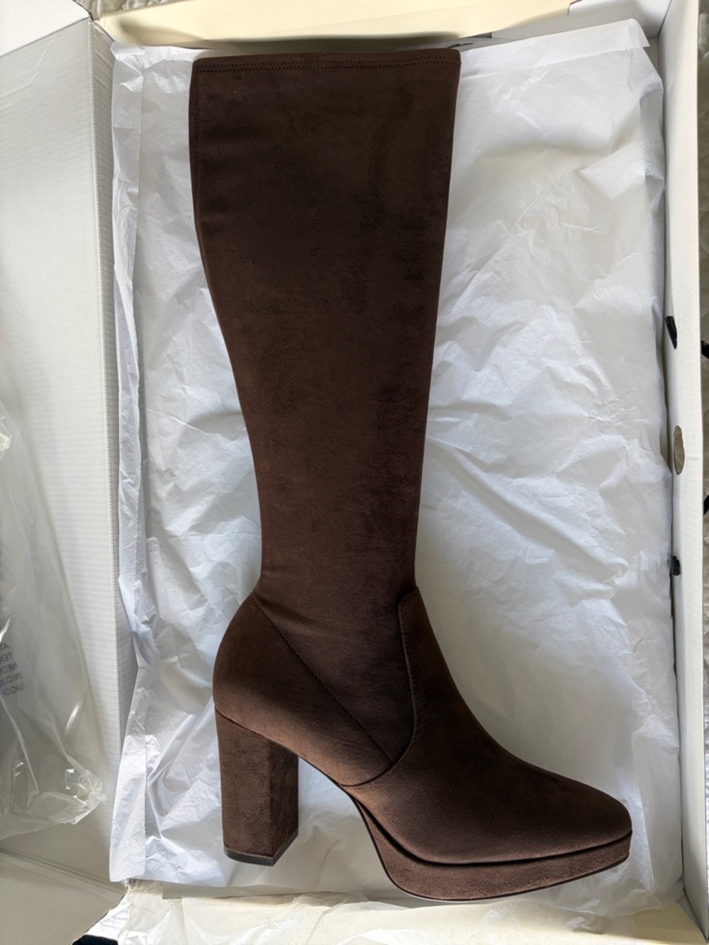 NWT Anne Klein chocolate brown Knee-High Boot